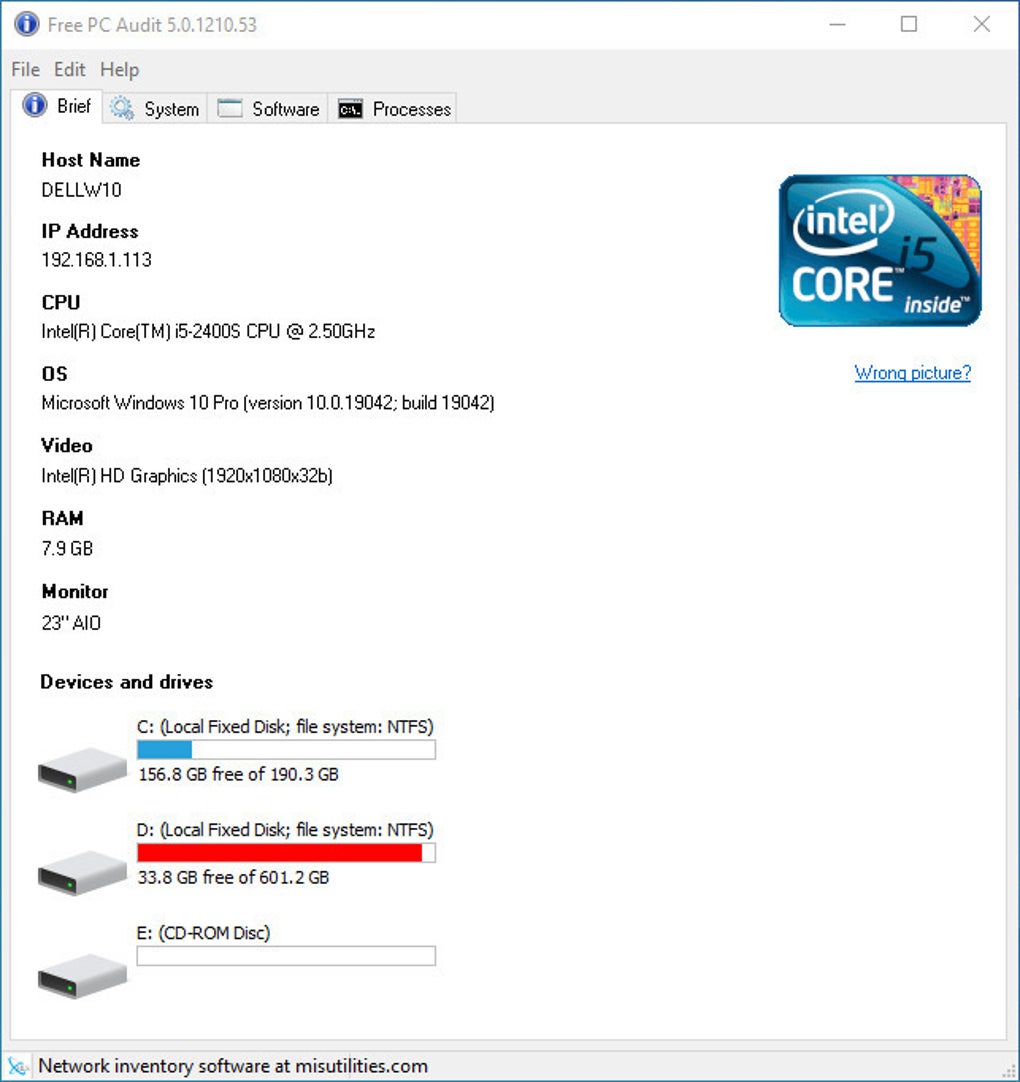 Free pc audit 